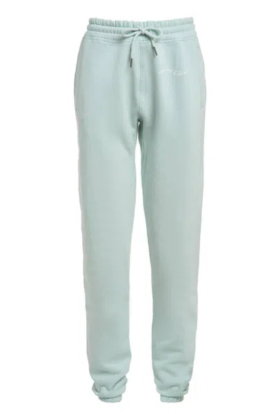 GERGANA IVANOVA WOMEN'S ORGANIC COTTON JOGGER PANTS IN SKY BLUE