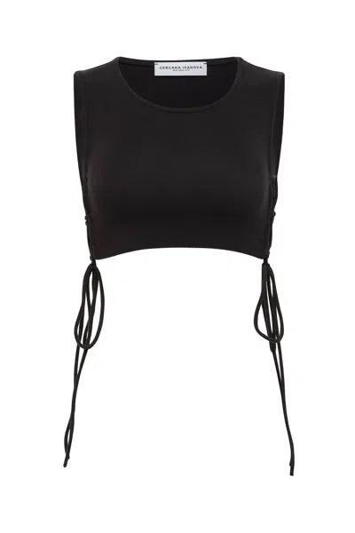 GERGANA IVANOVA WOMEN'S SAMANTHA TOP IN BLACK