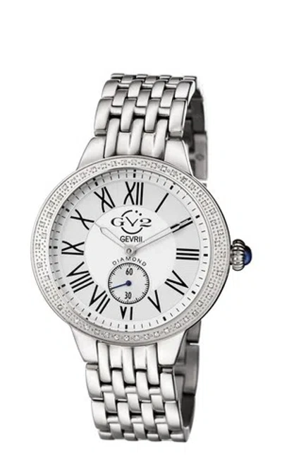 GEVRIL GV2 BY GEVRIL WOMEN'S 9100 ASTOR DIAMOND LIMITED EDITION STAINLESS STEEL WATCH