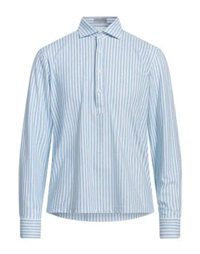 GHIRARDELLI GHIRARDELLI NEXT MAN SHIRT SKY BLUE SIZE XXL POLYAMIDE, ELASTANE