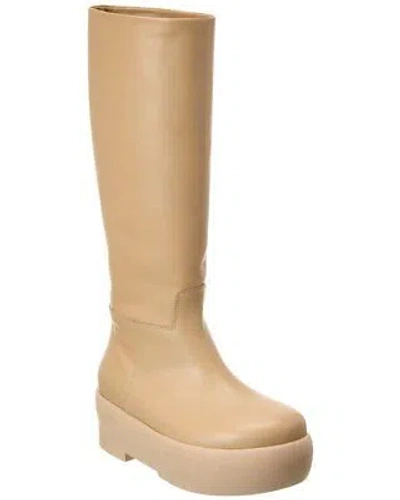 GIA BORGHINI GIA BORGHINI GIA 16 LEATHER KNEE-HIGH PLATFORM BOOT WOMEN'S
