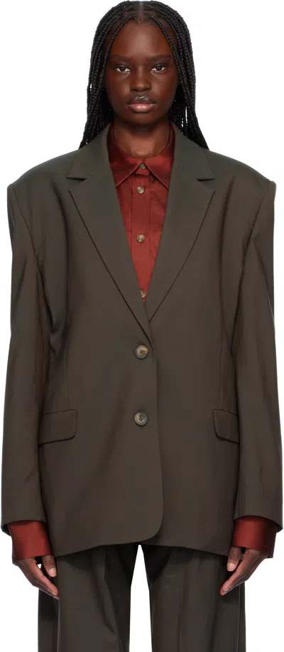 GIA STUDIOS GRAY DEMIE BLAZER