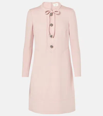 GIAMBATTISTA VALLI BOW-DETAIL MINIDRESS