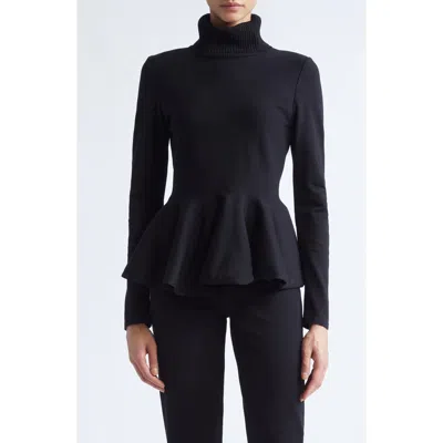 GIAMBATTISTA VALLI GIAMBATTISTA VALLI TURTLENECK KNIT PEPLUM TOP