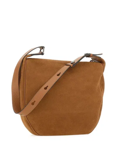 GIANNI CHIARINI LEATHER SHOULDER BAG