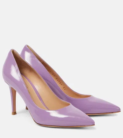 GIANVITO ROSSI PATENT LEATHER PUMPS