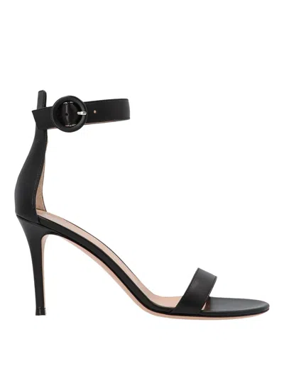 GIANVITO ROSSI SANDALIAS - NEGRO