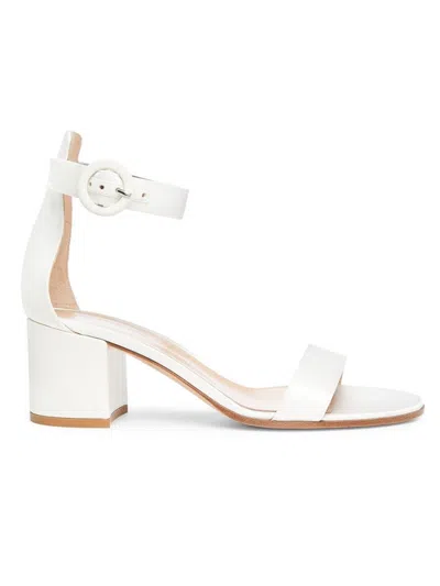 GIANVITO ROSSI WOMEN'S VERSILIA 60MM SATIN SANDALS