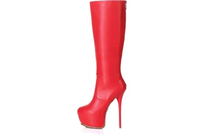 GIARO GIARO STIEFEL CAMERON RED MATTE DAMENSCHUHE ÜBERGRÖSSEN ROT