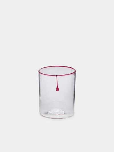 GIBERTO NOEMI TEARDROP HAND-BLOWN MURANO SHOT GLASS