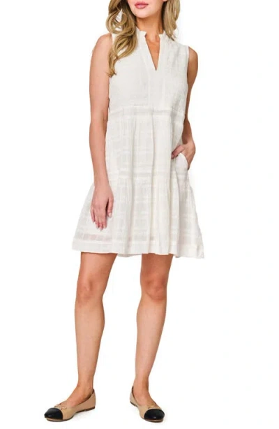 GIBSONLOOK GIBSONLOOK DECKED OUT SLEEVELESS COTTON DRESS