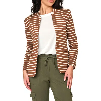 GIBSONLOOK GIBSONLOOK STRIPE KNIT BLAZER