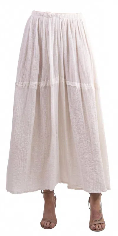 GIGI MODA ISABELLA MAXI SKIRT IN CREAM