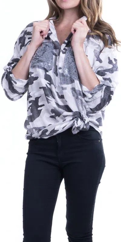 GIGI MODA LEONA BUTTON TOP IN WHITE