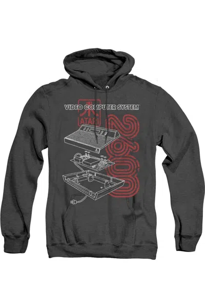 GILDAN ATARI 2600 ADULT HEATHER HOODIE