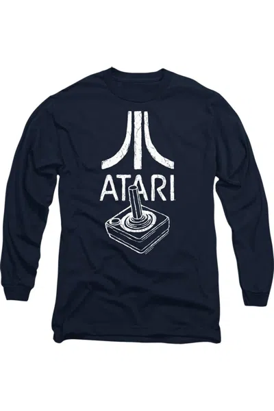 GILDAN ATARI JOYSTICK LOGO LONG SLEEVE ADULT TEE / T-SHIRT