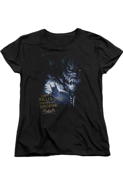 GILDAN BATMAN ARKHAM ASYLUM ARKHAM KILLER CROC SHORT SLEEVE WOMENS TEE / T-SHIRT