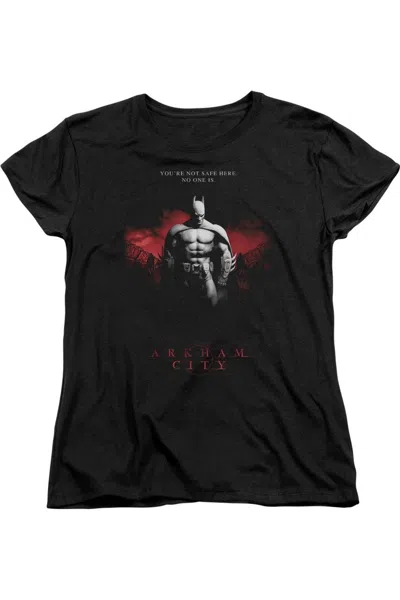 GILDAN BATMAN ARKHAM CITY STANDING STRONG SHORT SLEEVE WOMENS TEE / T-SHIRT