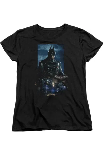 GILDAN BATMAN ARKHAM KNIGHT BATMOBILE SHORT SLEEVE WOMENS TEE / T-SHIRT