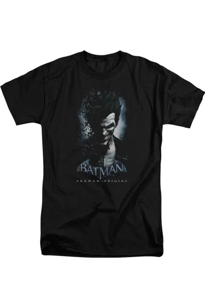 GILDAN BATMAN ARKHAM ORIGINS JOKER SHORT SLEEVE ADULT TALL TEE / T-SHIRT