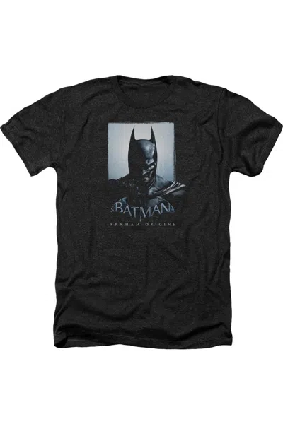 GILDAN BATMAN ARKHAM ORIGINS TWO SIDES ADULT HEATHER TEE / T-SHIRT