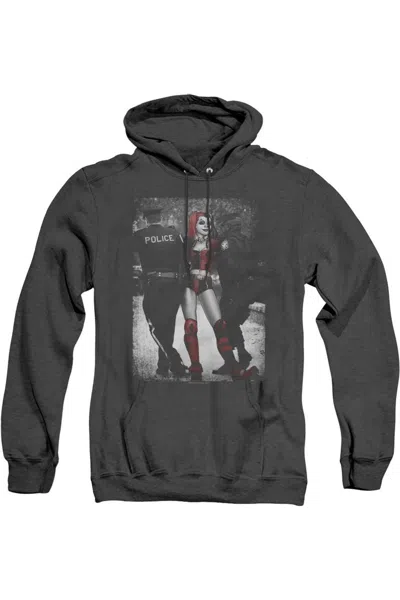 GILDAN BATMAN ARREST ADULT HEATHER HOODIE / HOODED SWEATSHIRT