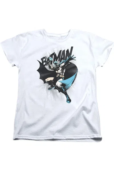 GILDAN BATMAN BATARANG THROW SHORT SLEEVE WOMENS TEE / T-SHIRT