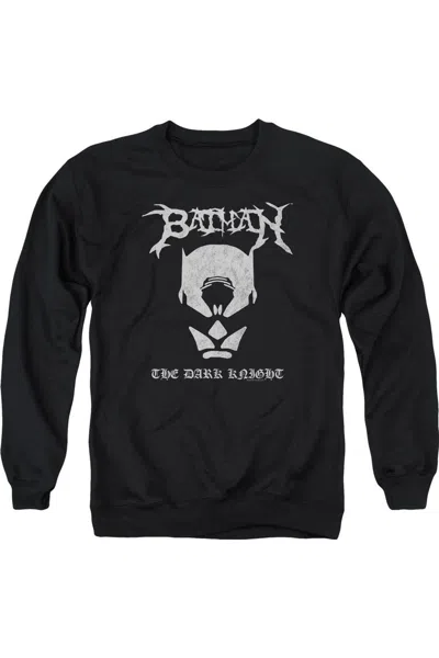 GILDAN BATMAN BLACK METAL BATMAN ADULT CREWNECK SWEATSHIRT