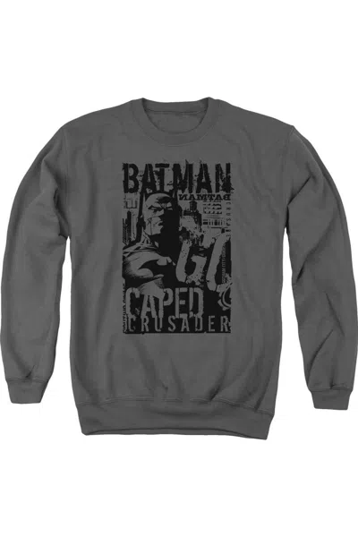 GILDAN BATMAN CAPED CRUSADER ADULT CREWNECK SWEATSHIRT