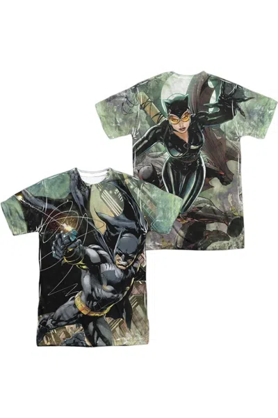 GILDAN BATMAN CATCH (FRONT/BACK PRINT) SHORT SLEEVE ADULT POLY CREW TEE / T-SHIRT