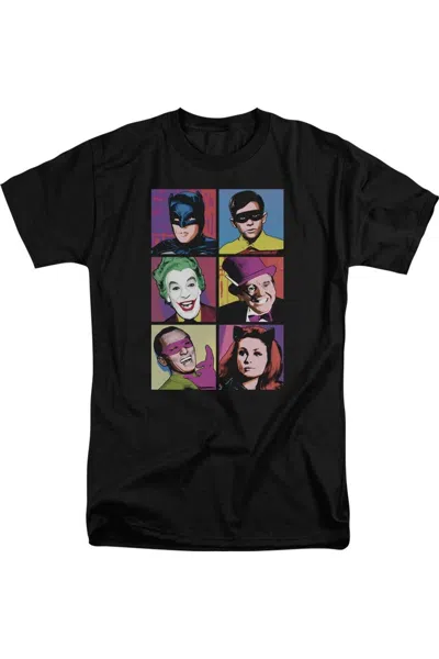 GILDAN BATMAN CLASSIC TV POP CAST SHORT SLEEVE ADULT TALL TEE / T-SHIRT