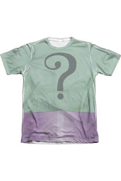 GILDAN BATMAN CLASSIC TV RIDDLER UNIFORM ADULT POLY/COTTON SHORT SLEEVE TEE / T-SHIRT