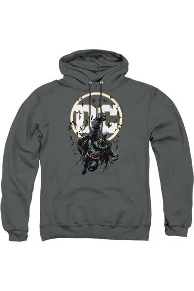 GILDAN BATMAN DC COMICS ADULT PULL OVER HOODIE / HOODED SWEATSHIRT