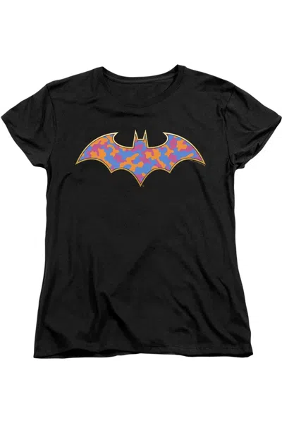 GILDAN BATMAN GOLD CAMO SHORT SLEEVE WOMEN´S TEE / T-SHIRT