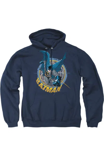 GILDAN BATMAN IN THE CROSSHAIRS ADULT PULL OVER HOODIE / HOODED SWEATSHIRT