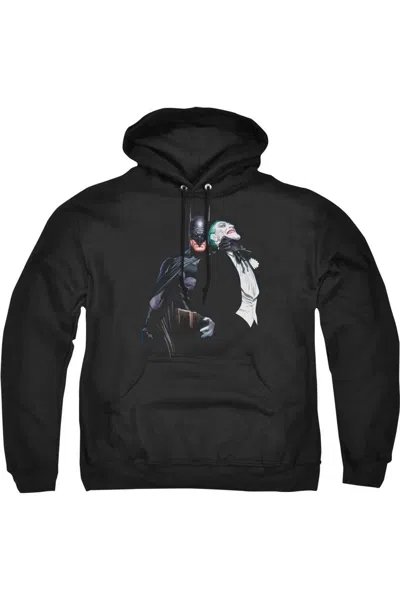 GILDAN BATMAN JOKER CHOKE ADULT PULL OVER HOODIE / HOODED SWEATSHIRT