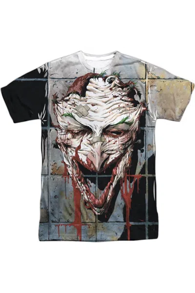 GILDAN BATMAN SMILE SHORT SLEEVE ADULT POLY CREW TEE / T-SHIRT