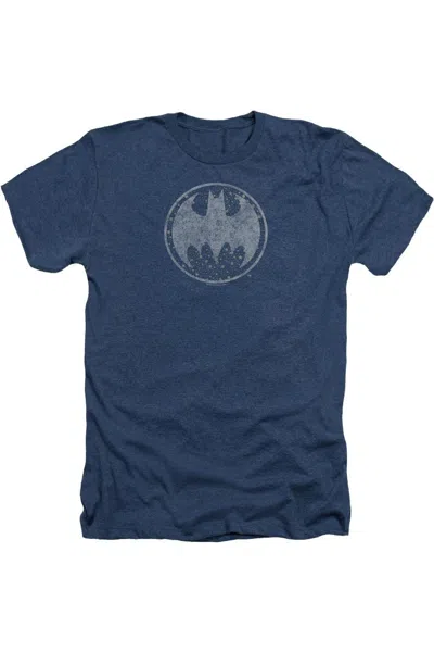 GILDAN BATMAN STARRY NIGHT SHIELD ADULT HEATHER TEE / T-SHIRT