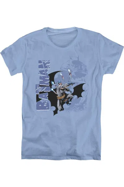 GILDAN BATMAN THROWING BLADES SHORT SLEEVE WOMENS TEE / T-SHIRT