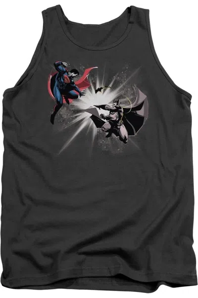 GILDAN BATMAN V SUPERMAN FIGHT BURST ADULT TANK TOP