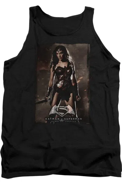 GILDAN BATMAN V SUPERMAN WONDER WOMAN POSTER ADULT TANK TOP
