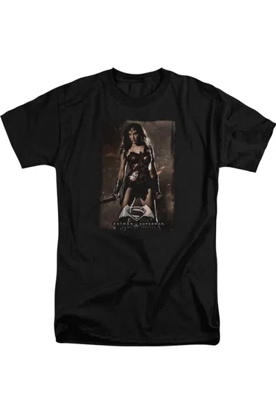 GILDAN BATMAN V SUPERMAN WONDER WOMAN POSTER SHORT SLEEVE ADULT TALL TEE / T-SHIRT