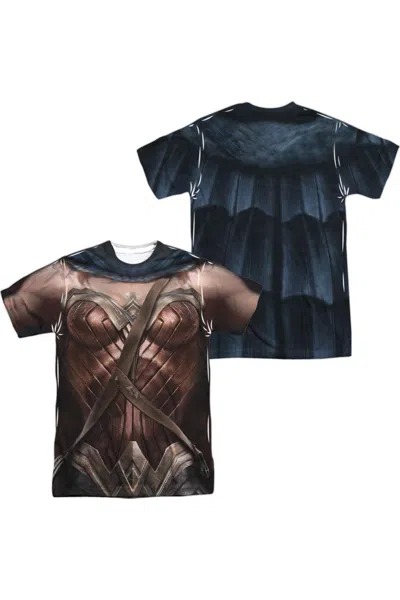 GILDAN BATMAN V SUPERMAN WONDER WOMAN UNIFORM (FRONT/BACK PRINT) SHORT SLEEVE ADULT POLY CREW TEE / T-SHIRT