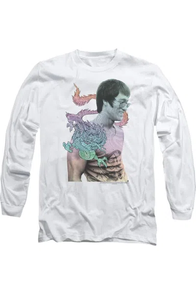 GILDAN BRUCE LEE A LITTLE BRUCE LONG SLEEVE ADULT TEE / T-SHIRT