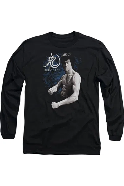 GILDAN BRUCE LEE DRAGON STANCE LONG SLEEVE ADULT TEE / T-SHIRT