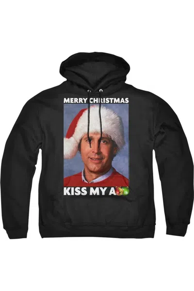 GILDAN CHRISTMAS VACATION MERRY KISS ADULT PULL OVER HOODIE / HOODED SWEATSHIRT
