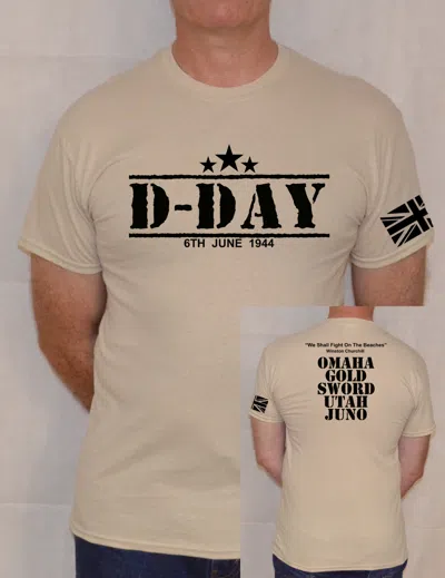GILDAN D-DAY , ARMEE, 1944, NORMANDIE, MILITÄR, WW2, CHURCHILL, STRÄNDE, SPASS T-SHIRT