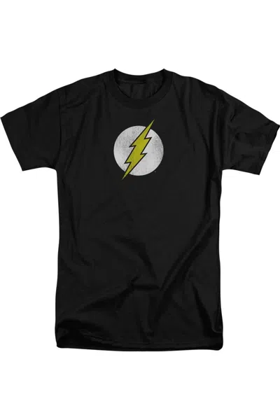 GILDAN DC COMICS FLASH FLASH LOGO DISTRESSED SHORT SLEEVE ADULT TALL TEE / T-SHIRT