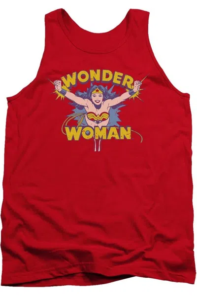 GILDAN DC COMICS FLYING THROUGH ADULT TANK TOP