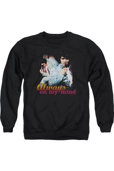 GILDAN ELVIS PRESLEY ALWAYS ON MY MIND ADULT CREWNECK SWEATSHIRT